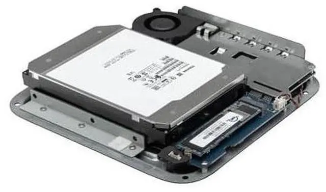 Alt view image 5 of 6 - OWC 10TB (8TB HDD 7200 RPM, 2TB NVMe m.2 SSD) miniStack STX Stackable Storage and Thunderbolt Hub Xpansion Solution