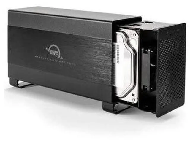 Alt view image 7 of 8 - OWC Mercury Elite Pro Dual USB 3.1 Gen 1 & Thunderbolt 2 RAID Storage Enclosure With Cables Model OWCTB2U3MED0GB