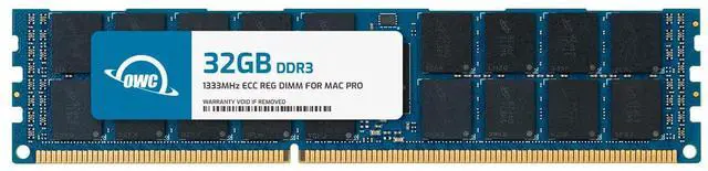 Alt view image 2 of 8 - owc 32 gb (1x 32gb) pc3-10600 1333mhz ddr3 ecc-r sdram memory upgrade kit compatible with 2013 mac pro