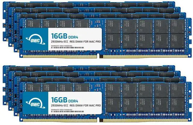 Main image of OWC, 128GB, PC23400, DDR4, ECC, Set (8 x 16GB), 2933MHz, 288-pin, RDIMM, Memory Upgrade