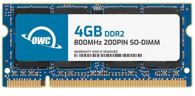 Alt view image 4 of 9 - owc pc6400 ddr2 800mhz so-dimm 200 pin ram 4.0gb (1 x 4.0gb)