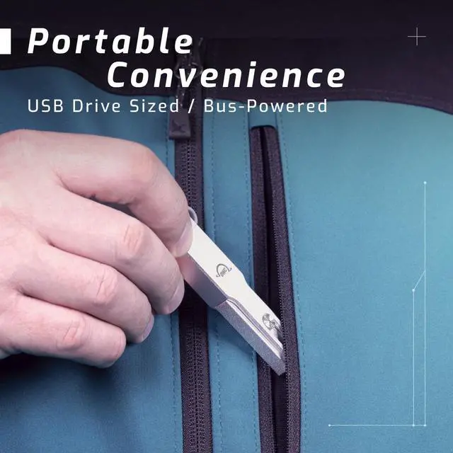 Alt view image 9 of 11 - OWC 500GB ENVOY PRO MINI USB-C + USB-A 10GB/S PORTABLE SSD