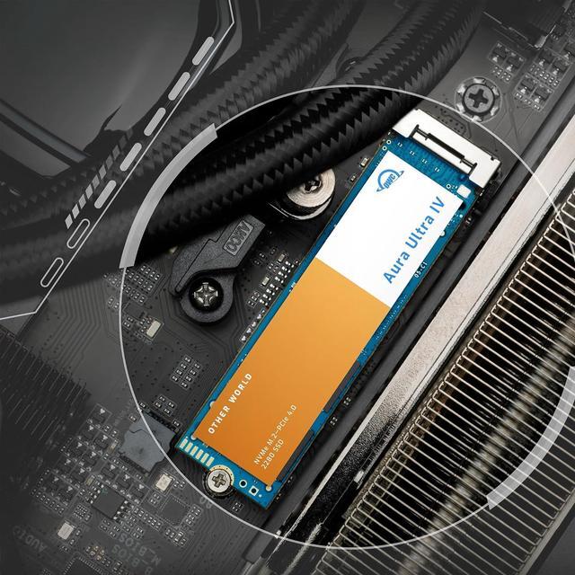 Alt view image 6 of 7 - OWC 2TB Aura Ultra IV PCIe 4.0 NVMe M.2 2280 SSD Internal Solid State Drive Compatible With Compatible with Dell Vostro 15 3500 3510 3520 3530 3535
