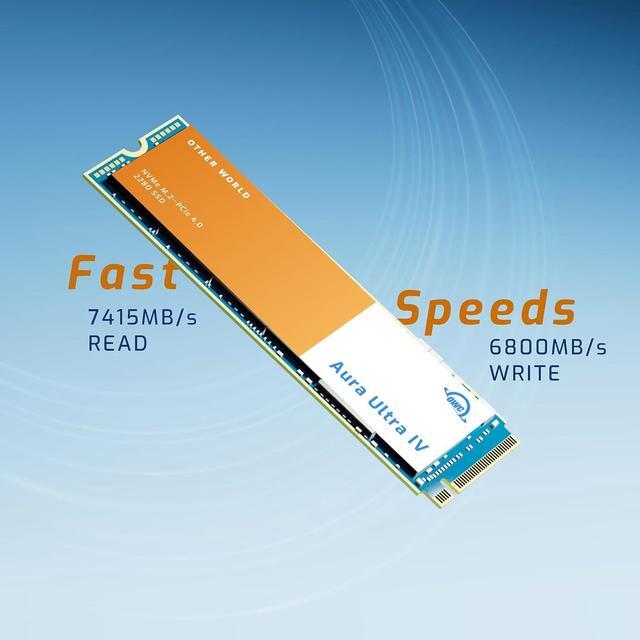 Alt view image 7 of 7 - OWC 2TB Aura Ultra IV PCIe 4.0 NVMe M.2 2280 SSD Internal Solid State Drive Compatible With Compatible with Dell Vostro 15 3500 3510 3520 3530 3535