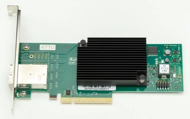 Alt view image 4 of 6 - ATTO ExpressSAS H1280GT 8 External Port SAS/SATA Host Bus Adapter