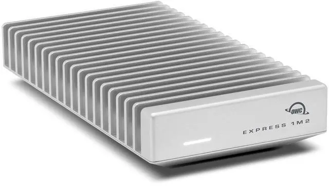 Main image of OWC Express 1M2 80Gb/s Portable NVMe SSD USB4 (Thunderbolt Compatible/USB-C) Ultra Fast External SSD Drive with Aluminum Heat Sink Enclosure (Enclosure Only)