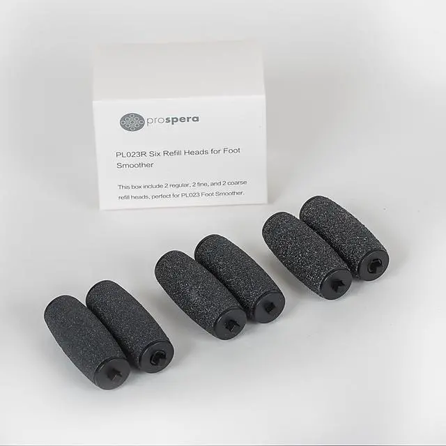 Alt view image 5 of 7 - Prospera Corporation PL023R 6 heads for Foot Smoother (2 Coarse, 2 fine, 2 regular)