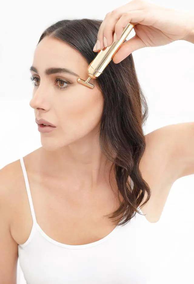 Alt view image 4 of 7 - Prospera Corporation SL008 Gold Pulse Facial massager