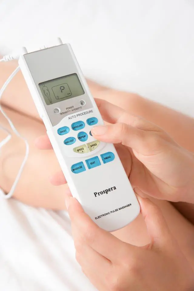 Alt view image 2 of 7 - Prospera Corporation PL009-EV Electronic Pulse Massager Extra Value with 8 refill pads