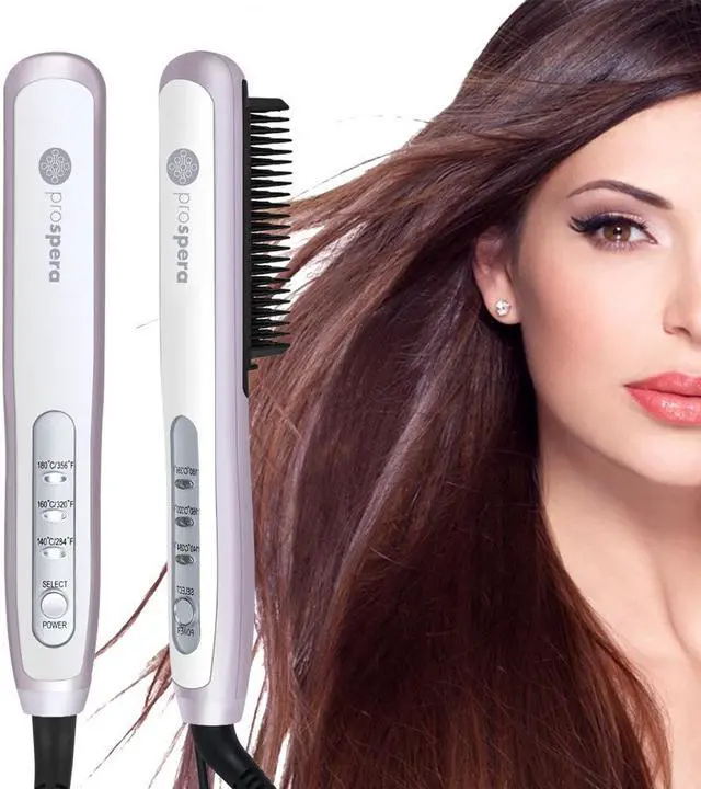 Alt view image 4 of 5 - Prospera DL032-P PTC Ceramic Hair Straightener