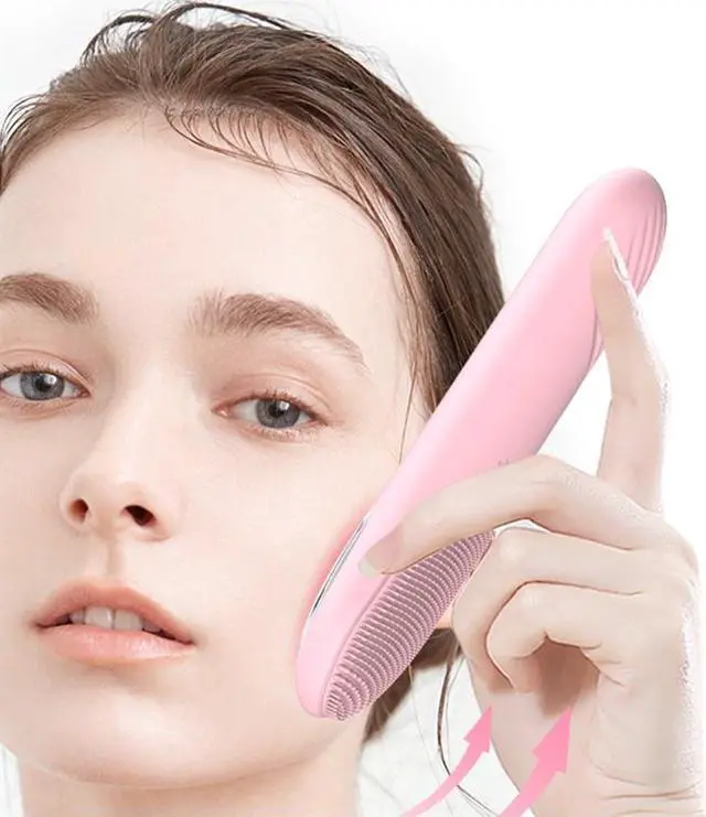 Alt view image 2 of 7 - Prospera DL009 Hot Compress red blue light cleansing massager