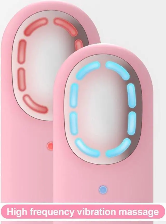 Alt view image 3 of 7 - Prospera DL009 Hot Compress red blue light cleansing massager