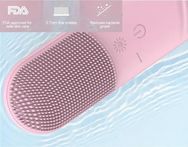 Alt view image 4 of 7 - Prospera DL009 Hot Compress red blue light cleansing massager