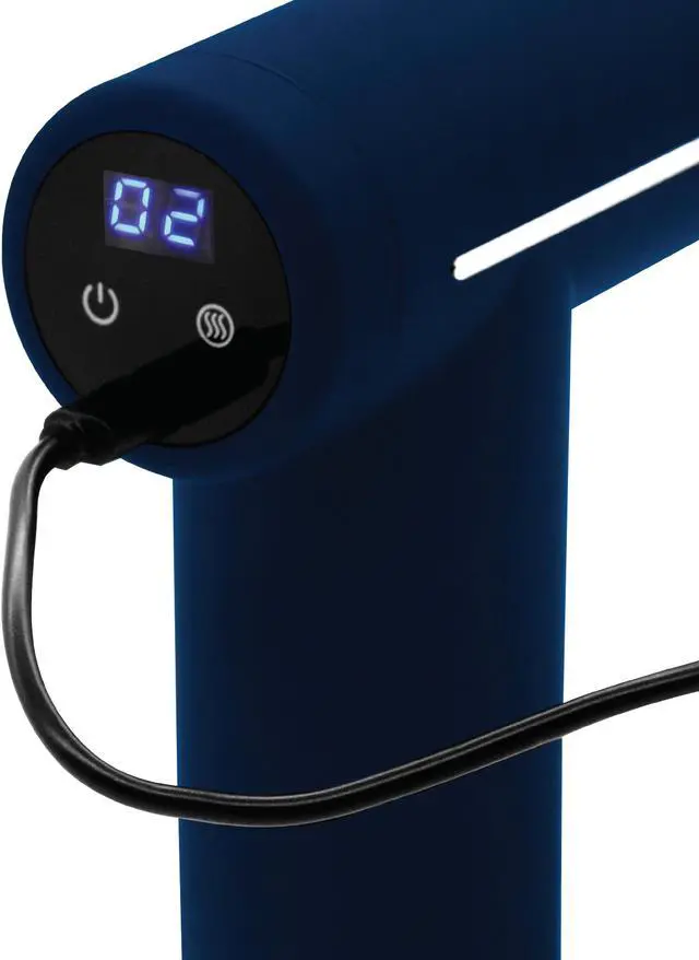 Alt view image 2 of 4 - Prospera Corporation ML017 Brookstone Hot and Cold Percussion Massager, 6 Heads, Cordless