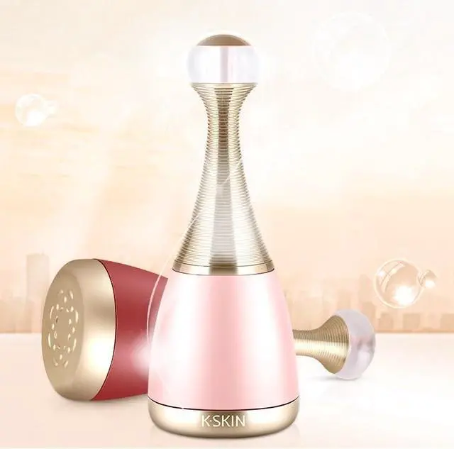 Alt view image 4 of 4 - Prospera Gold Magnetic Facial Massager -Lime