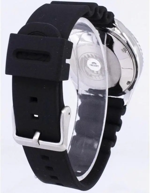 Alt view image 4 of 11 - Orient Men's Automatic Watch, Resin Strap, Blue, 20 Bar