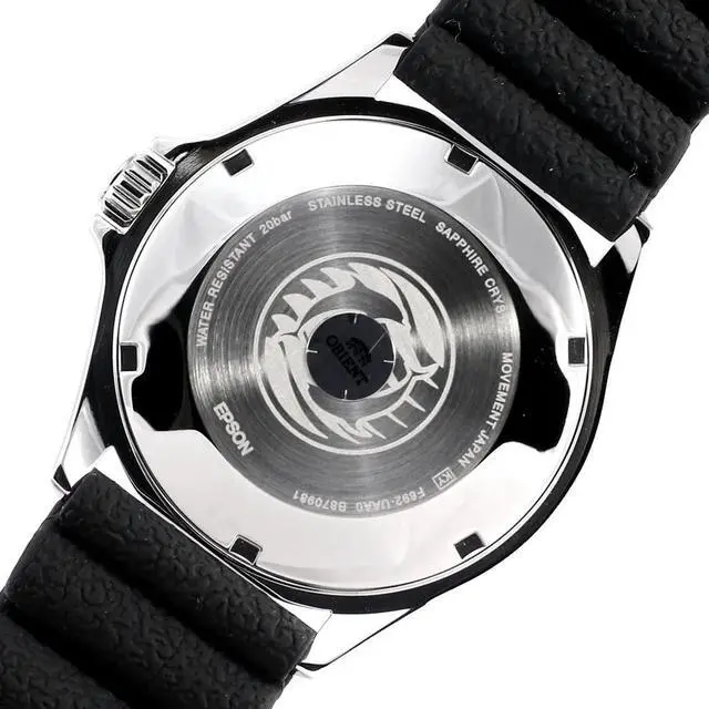 Alt view image 6 of 11 - Orient Men's Automatic Watch, Resin Strap, Blue, 20 Bar