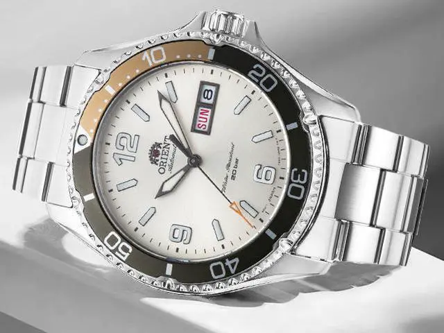 Alt view image 2 of 14 - Orient Men's Automatic Mechanical Watch, 20Bar Waterproof Men's Watch, Fashion Casual Sport Luminous Men's Watch, Ivory White