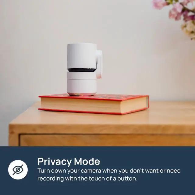 Alt view image 5 of 7 - LUNA HOME Indoor Pan/Tilt Security Camera, 2.4GHz Wi-Fi Camera for Home Security with Smart Gen AI Motion Detection, Baby/Pet Camera with Phone App, 360° Plug-in, Night Vision, 2-Way Audio White