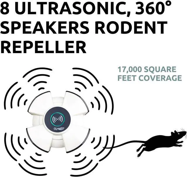 Alt view image 2 of 7 - DigiMax Bluetooth Pest Repeller - Digital 8 Speaker