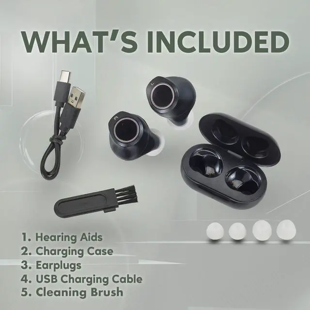 Alt view image 6 of 7 - Mimitakara Digital ITC Rechargeable OTC Hearing Aid