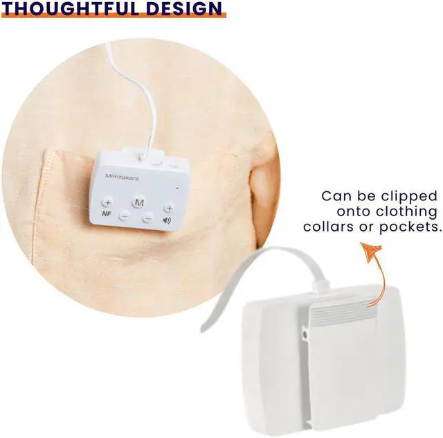 Alt view image 2 of 5 - Mimitakara Bluetooth Pocket Size goodHearing P2 OTC Hearing Aid