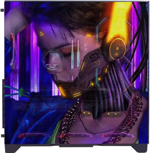 Alt view image 3 of 7 - WJCOOLMAN Tian Ji S3 Black Panoramic Version 2Side Transparent Glass Gaming Computer Case Support 7 Fan Positions 360 AIO Support ATX/M-ATX/ITX High-Airflow Design