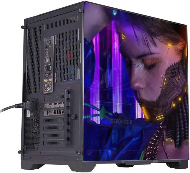 Alt view image 5 of 7 - WJCOOLMAN Tian Ji S3 Black Panoramic Version 2Side Transparent Glass Gaming Computer Case Support 7 Fan Positions 360 AIO Support ATX/M-ATX/ITX High-Airflow Design