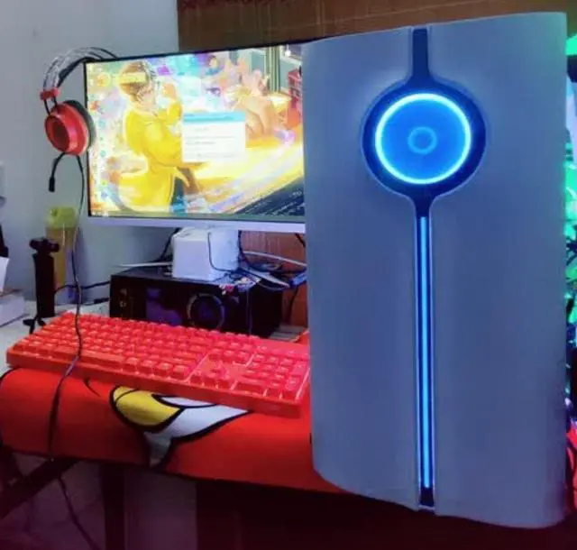 Alt view image 2 of 7 - WJCOOLMAN Unlimited Player White Gaming Computer Case  Support 8 Fan Positions 240 AIO Support M-ATX/MINI-ITX Panoramic Version 1Side Transparent Glass Gaming Computer Case