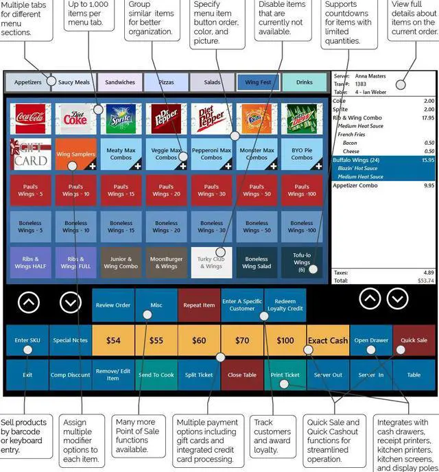 Alt view image 2 of 7 - Business Software Solutions Inc. BPA POS Restaurant Professional Software - Single/First Station