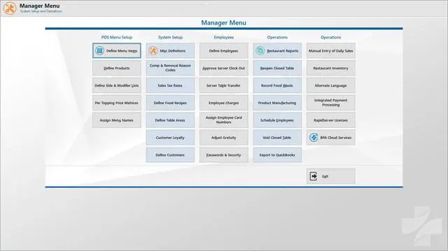 Alt view image 6 of 7 - Business Software Solutions Inc. BPA POS Restaurant Professional Software - Single/First Station