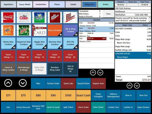 Alt view image 3 of 7 - Business Software Solutions Inc. BPA POS Restaurant Delivery Software - Single/First Station