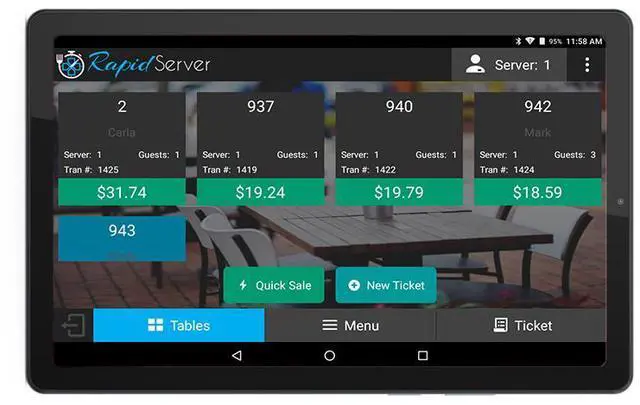 Alt view image 12 of 14 - Business Software Solutions Inc. RapidServer Lenovo Tab One