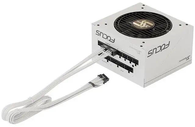 Alt view image 3 of 3 - SEASONIC Native 600 W PCIe 5.0 / Gen 5 12VHPWR PSU Cable, 2X 8-Pin - 16-Pin  ,Supports 40 Series Graphics Cards - White
