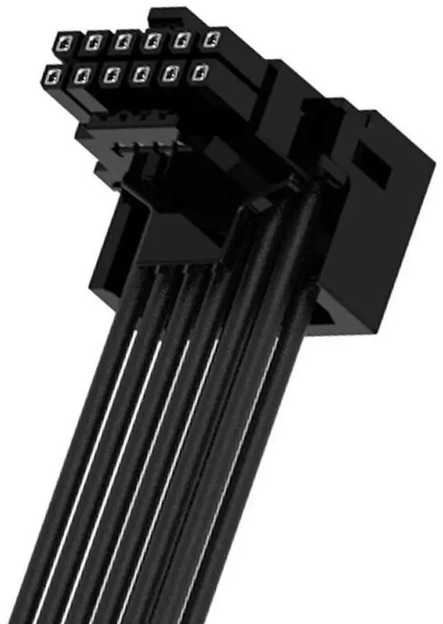 Main image of Cooler Master 12VHPWR 12+4 Pin to 3x8-Pin PCle 5.0 600 W PSU Cable, Supports 40 Series Graphics Cards -90° L-type interface