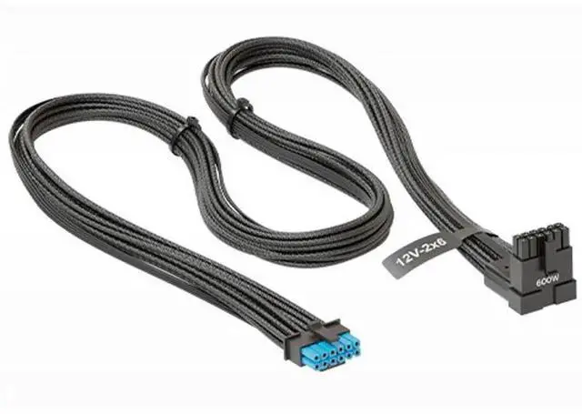 Main image of SeaSonic Native 16-Pin Gen 5 12V-2x6 600 W Cable -90° L-type interface