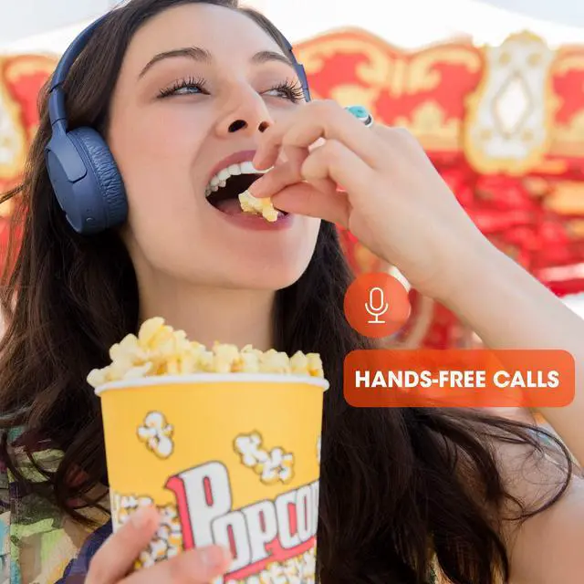 Alt view image 5 of 7 - JBL Tune 510BT - Bluetooth headphones with up to 40 hours battery, microphone for call, foldable and comfortable, Android and iOs compatible (Black)