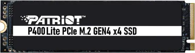 Main image of Patriot Memory P400 Lite 4TB Internal SSD - NVMe PCIe Gen 4x4 - M.2 2280 - Solid State Drive - P400LP4KGM28H