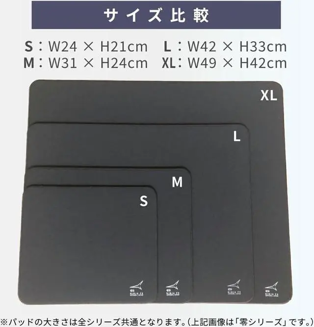 Alt view image 4 of 5 - ARTISAN Artisan FX Zero Soft Orange Gaming Mouse Pad E-Sports (L, Orange)