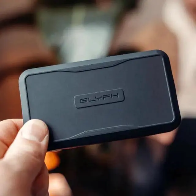 Alt view image 2 of 5 - Glyph Production Technologies Atom Pro 2, External NVMe Solid State Drive (SSD), Thunderbolt 3 (1TB)