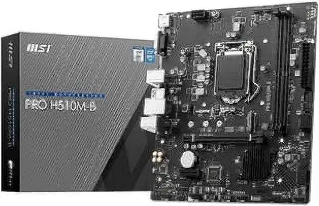 Main image of MSI PRO H510M-B Desktop Motherboard - Intel H470 Chipset - Socket LGA-1200 - Micro ATX
