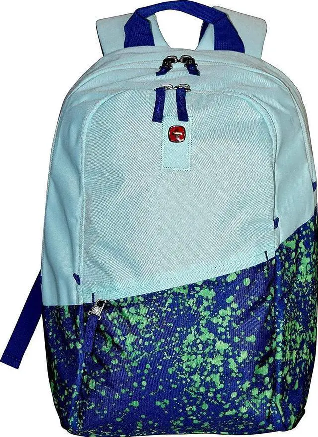 Main image of Wenger Criso Backpack With 16" Laptop Pocket, Pale Aqua/Green