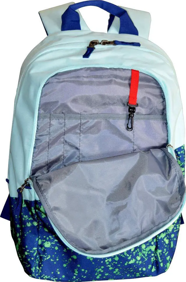 Alt view image 4 of 4 - Wenger Criso Backpack With 16" Laptop Pocket, Pale Aqua/Green