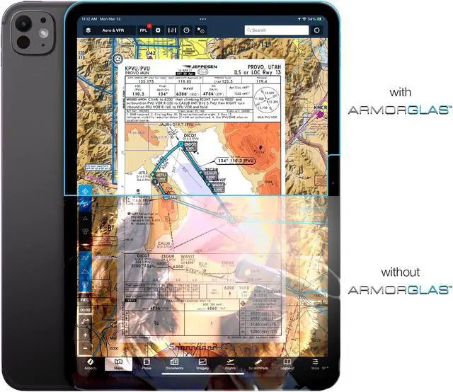 Alt view image 2 of 5 - MYGOFLIGHT ArmorGlas Tempered Glass Screen Protector For iPad Pro 11 M4 2024 - Anti-Glare Anti-Reflection Anti-Shatter Scratch & Fingerprint Resistant Bubble-Free Easy Install (ACC-1590, iPad Pro 11")