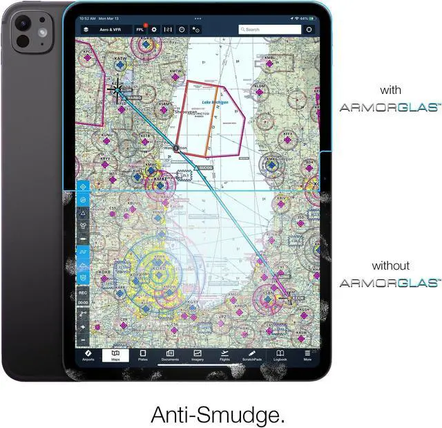 Alt view image 3 of 5 - MYGOFLIGHT ArmorGlas Tempered Glass Screen Protector For iPad Pro 11 M4 2024 - Anti-Glare Anti-Reflection Anti-Shatter Scratch & Fingerprint Resistant Bubble-Free Easy Install (ACC-1590, iPad Pro 11")