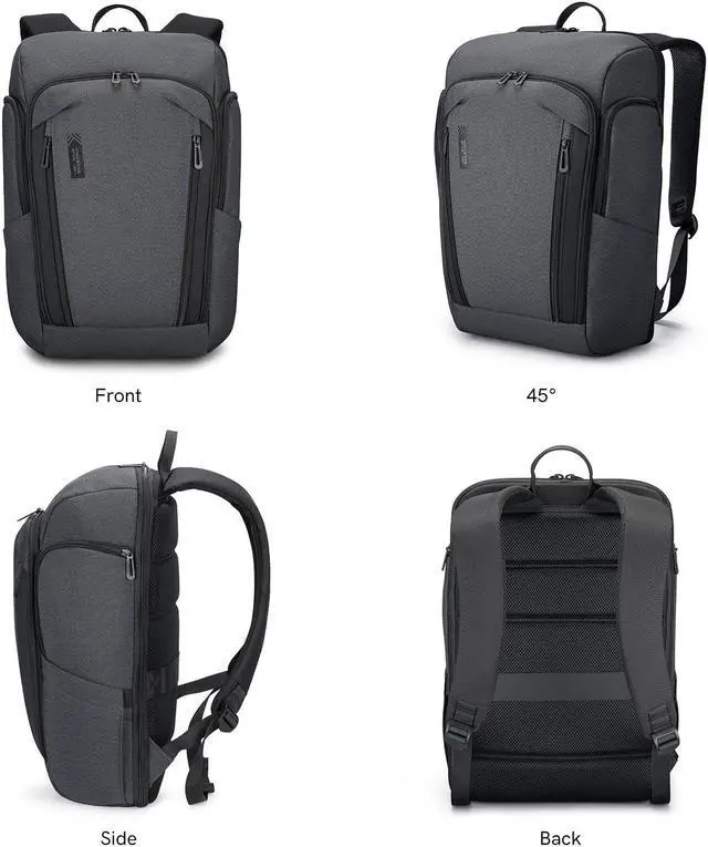 Alt view image 2 of 5 - Kingsons Travel Laptop Backpack, Large Capacity Carry On Backpack for Men and Women
