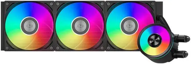 Main image of PCCOOLER ARGB CPU Cooler Liquid Freezer, 360mm AIO Water Cooling with 120mm Silent ARGB Fans, Infinite Halo Lighting, Compatible with Intel LGA 115X/1200/1700/20XX & AMD AM4/AM5(CPS DA360 Pro)