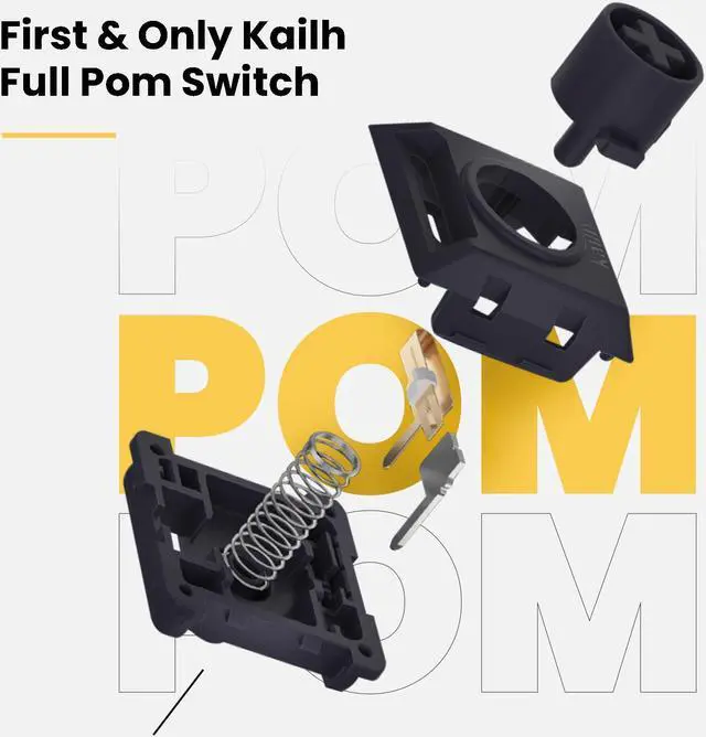 Alt view image 4 of 5 - LOFREE Flow100 Low Low Profile Mechanical Keyboard, 75 Percent Rechargeable Wireless Keyboards with Bluetooth and Wired Connection, Black Phantom Tactile Switches and Ghost liear Switches