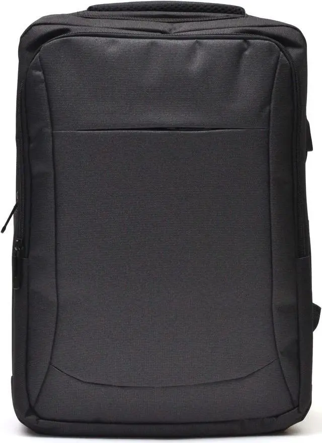 Main image of Nupouch Black Backpack for Travel - 17" x 12" Carry On Backpack for Women and Men, Water Repellent Airplane Backpack