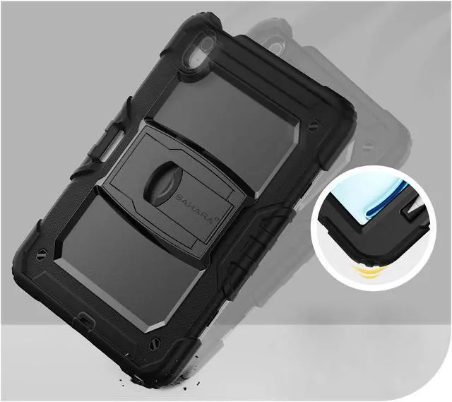 Alt view image 5 of 5 - Sahara - Raider Series Heavy-Duty Case for iPad Air 13" (M2 2024/M3 2025), Scorpion Black, (TB00415)